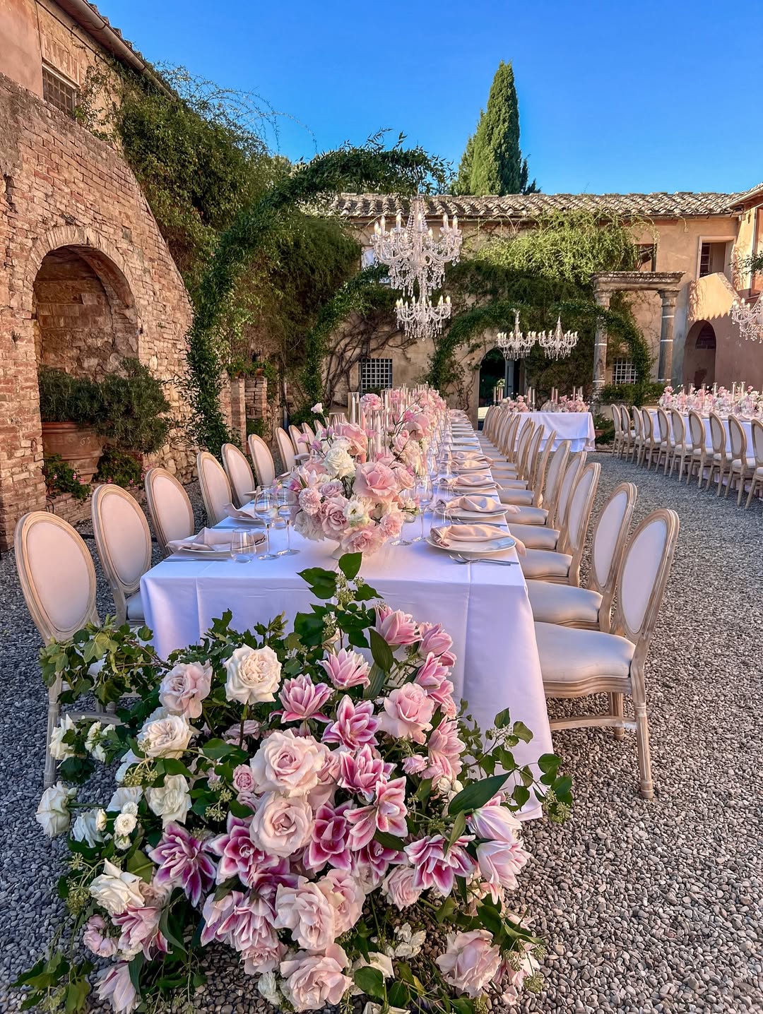 Wedding couple walking hand in hand in a scenic Budapest location