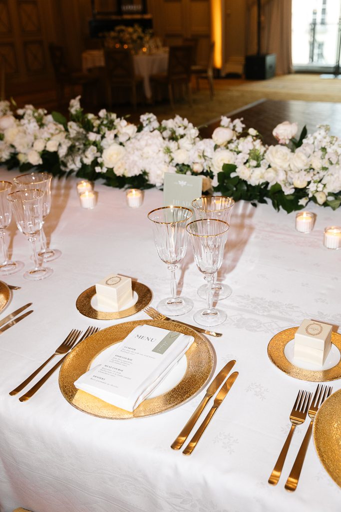 Luxury wedding dining experience in Budapest